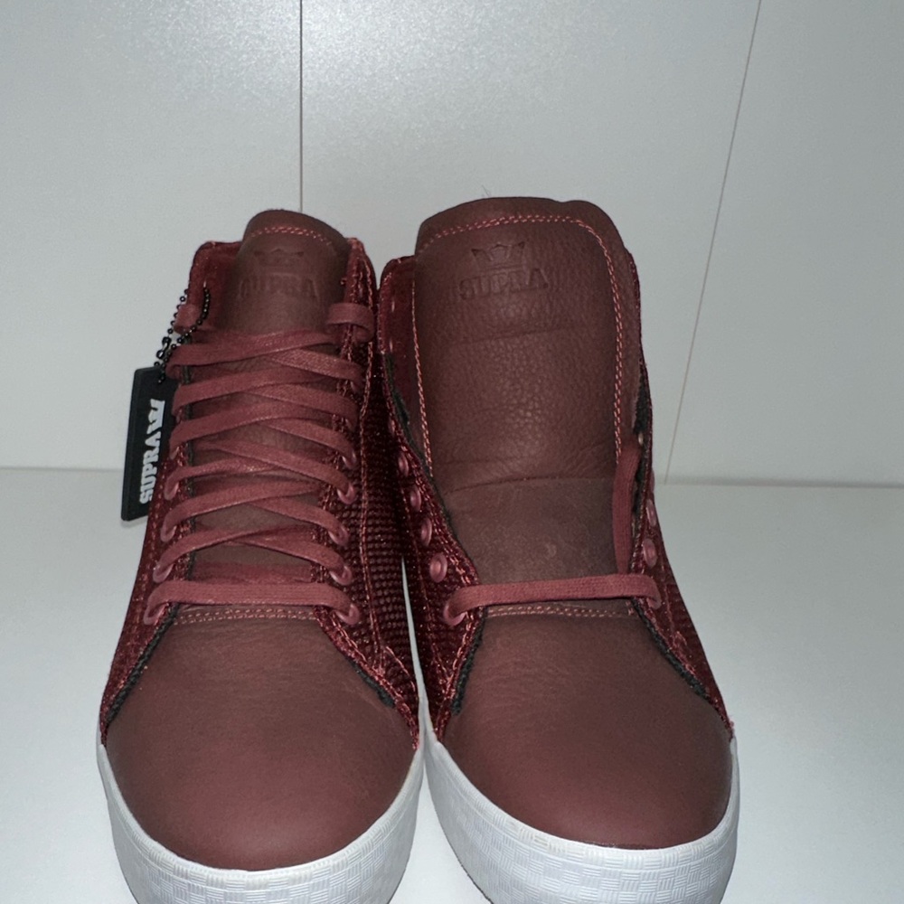 Supra Men's Maroon Sneakers